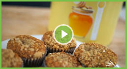 Honey Oat Muffins Video