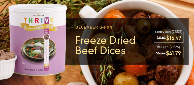 Freeze Dried Beef Dices