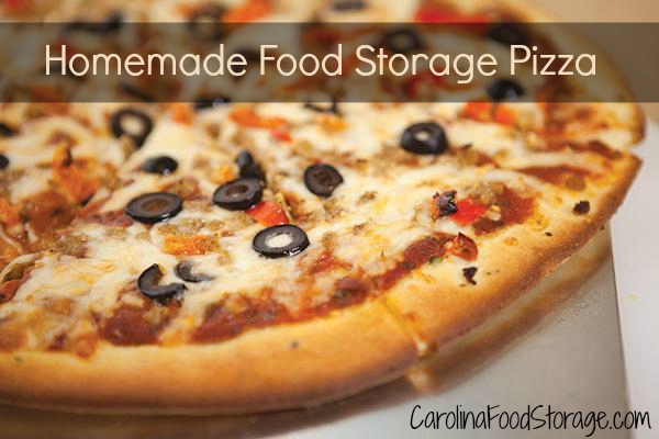 homemade pizza thrive freeze dried food storage pizza slice